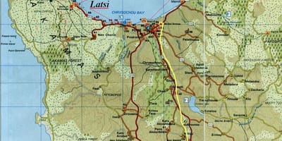 Mapa de la polis zona Xipre