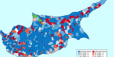 Mapa de Xipre ètnica