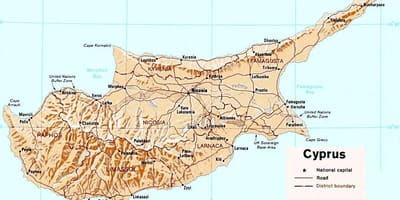Pafos Xipre mapa turístic